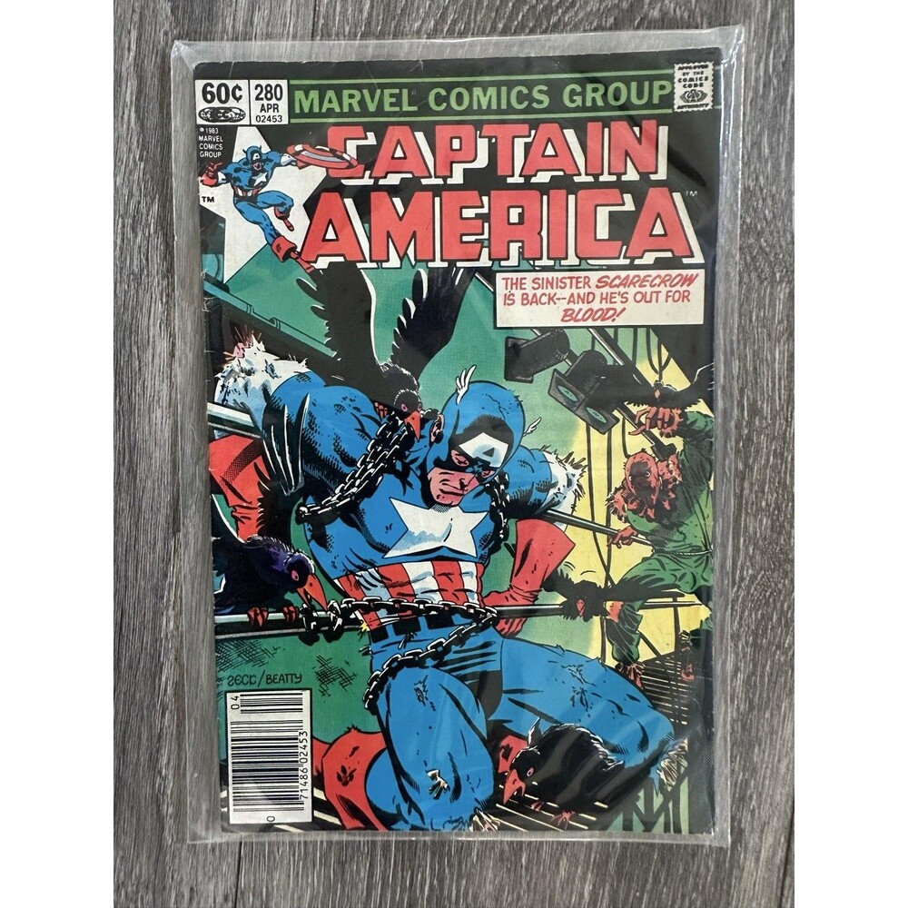 Marvel Captain America #280 Single Issue Comic 1983 Bronze Age Color US